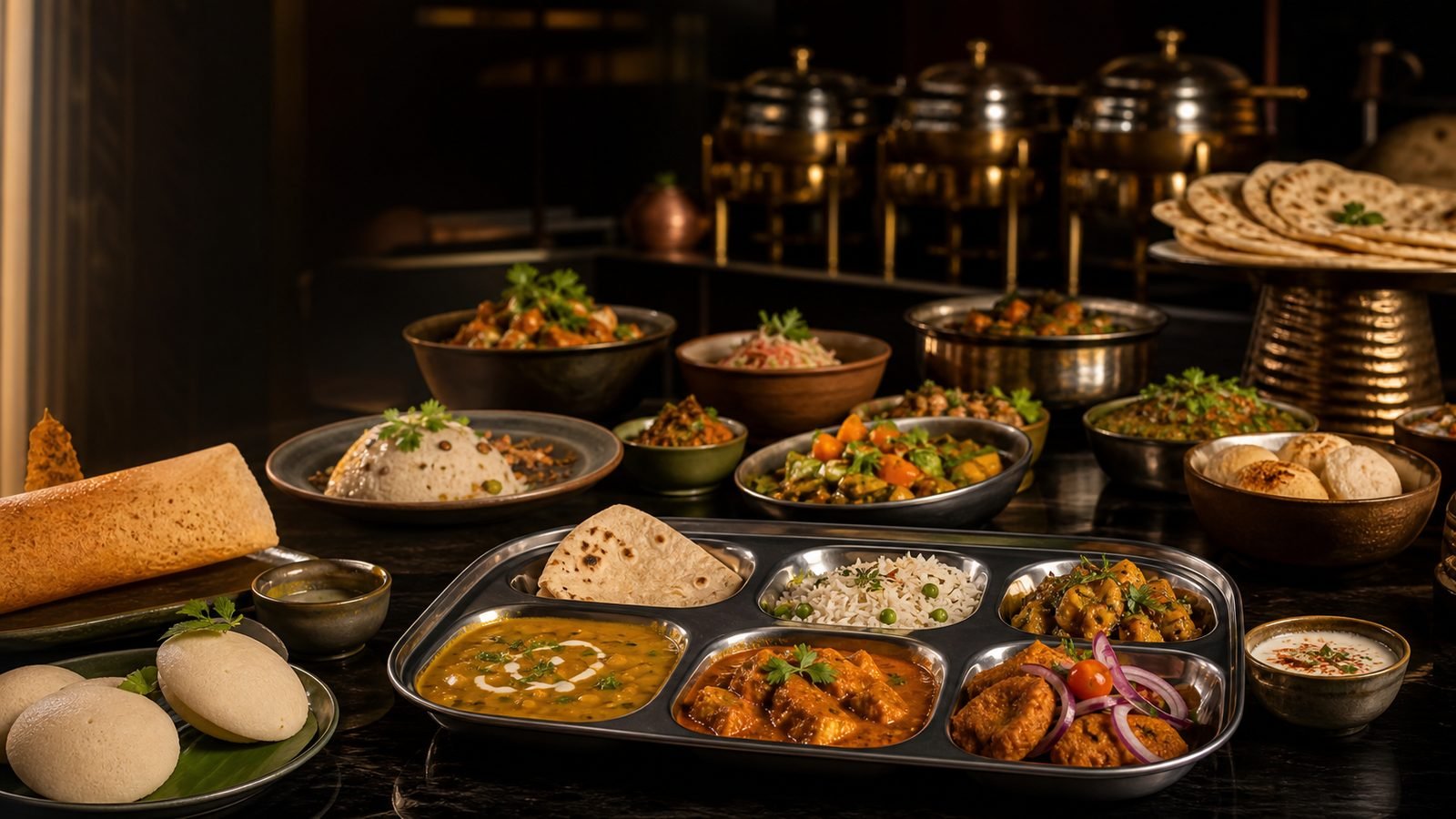 Fresh vegetarian meal service